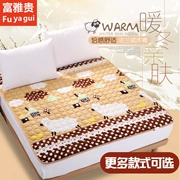 Giường flannel mattress nệm ký túc xá sinh viên 0,9 đơn 1m mỏng 1,2m giường 1,5 lần giặt gấp 1,8m đệm