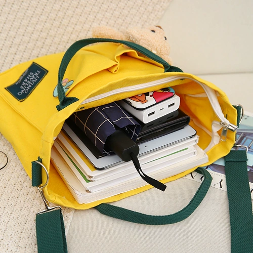 Сумка через плечо, брендовый вместительный и большой портативный универсальный шоппер на одно плечо, коллекция 2021, в корейском стиле