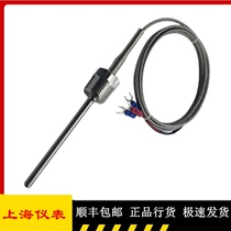 Shanghai Instrument double platinum thermal resistor wzp-200 pt100 Φ12 l=100mm 0~200℃ g1 2