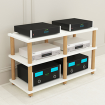 Amplifier cabinet professional audio cabinet ktv mixer power rack solid wood multi-layer home amplifier shock absorber