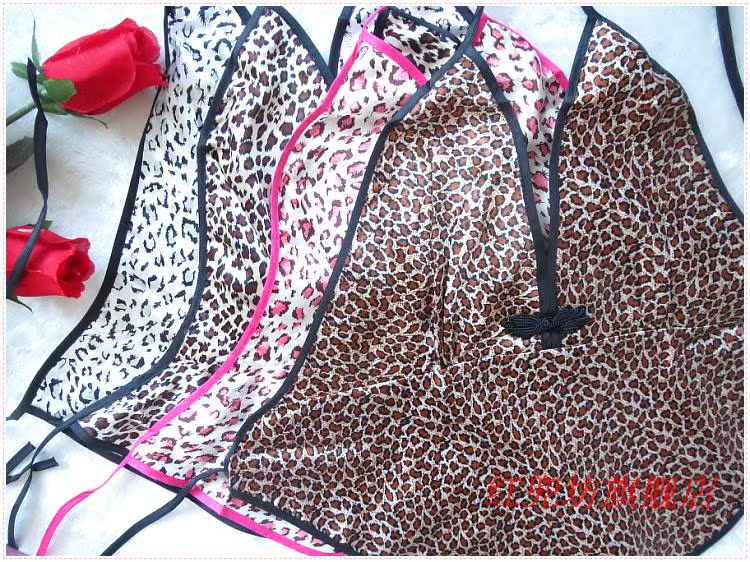 Phụ nữ trưởng thành cổ điển bụng đỏ túi của năm của gió quốc gia lễ hội sexy leopard belly tạp dề đồ ngủ bộ đặc biệt cung cấp