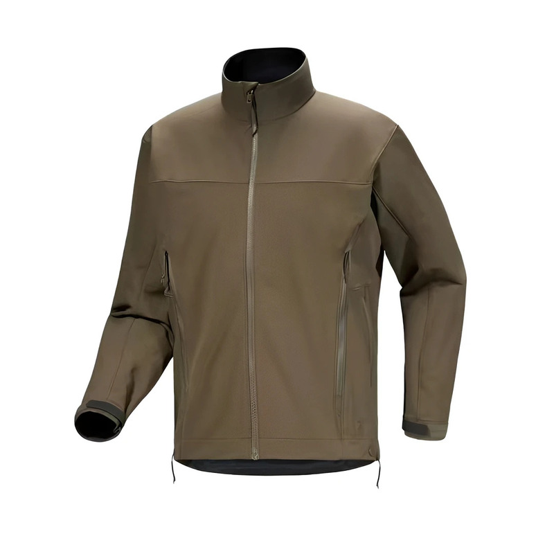 Military-Style Softshell Jacket for Men 2026 New Spring Men's Patrol Jacket Outdoor Windproof Breathable Casual Stand-Collar Coat
