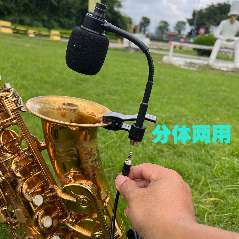 Big Bee X0X1 Split-Type Wired Dynamic Microphone with Switch and Volume Control, 5.1m Anti-Howling