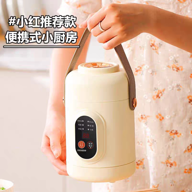 Portable porridge cooking artifact small electric stew pot office electric stew cup electric stew cup auxiliary food pot porridge cup small electric cooker