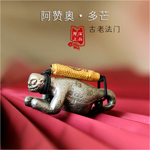 Azan Odomang Buddha card pendant Ancient fa door Cheng Wish Thai Buddha card Original Temple Galantai Buddha Hall