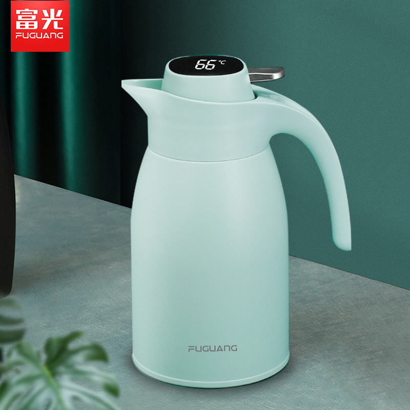 Fuguang insulation pot 304 stainless steel office home touch screen temperature display cup large-capacity thermos small thermos
