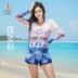 Ba cặp đôi kỳ lạ đồ bơi nữ chia tay bảo thủ 2019 Quần nam Hàn Quốc mới đi biển Sanya mặc đồ bơi - Vài đồ bơi 	đồ đôi đi biển dep	 Vài đồ bơi