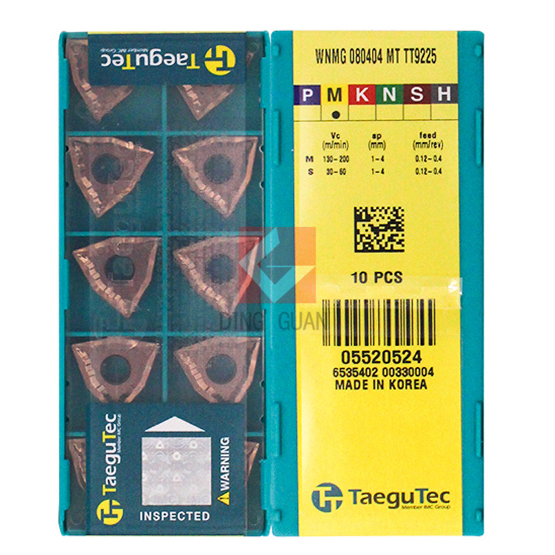 South Korea Taegutec CNC Blade WNMG080404 MT TT9225