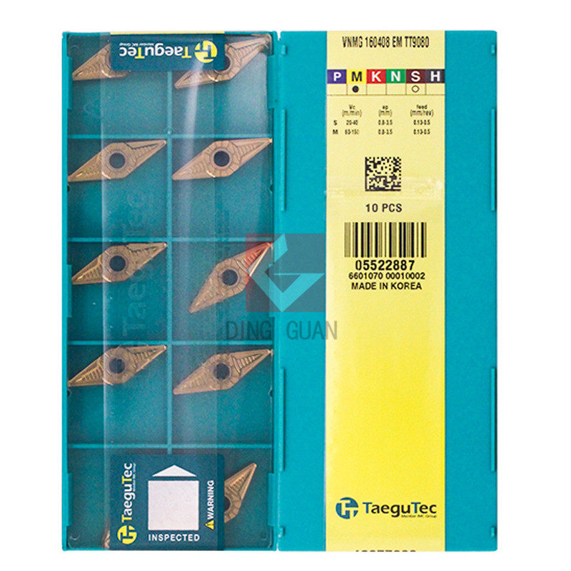 South Korea Taegutec CNC blade VNMG160408 EM TT9080