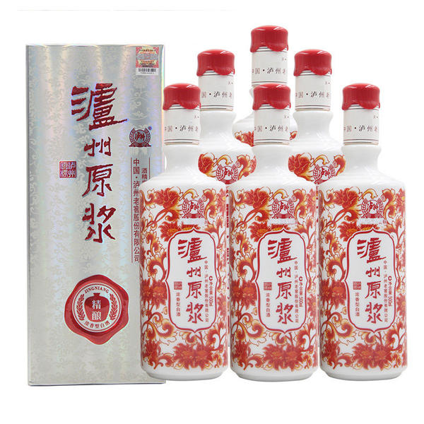 泸州老窖出品 泸州原浆 14年版 精酿 42度浓香型白酒 500ml*6瓶整箱 双重优惠折后￥219包邮