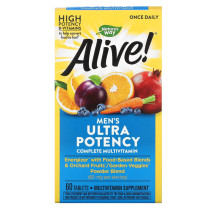 US Natures Way Alive Ultra Potency Mens Ultra Integrated Vitamin 60 slices