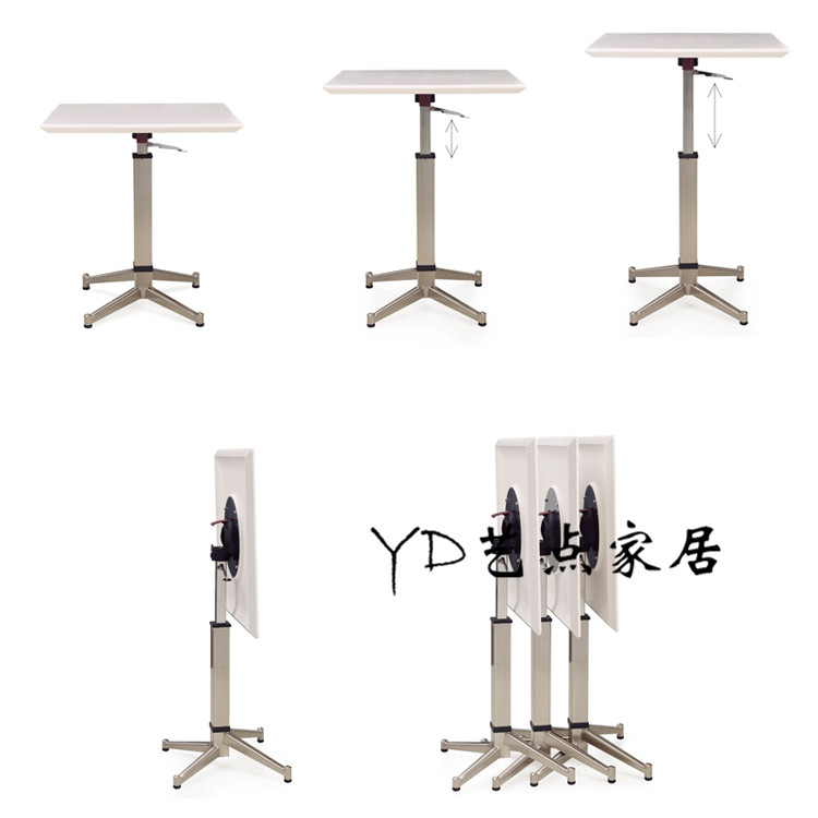 Nâng và gấp thanh bàn thiết kế tổng thể cổ điển gấp thanh bàn thời trang đơn giản gấp thanh bàn mô hình đồ nội thất phòng - Giải trí / Bar / KTV đèn bàn