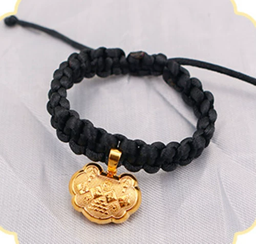 Чокер ручной работы, аксессуар, регулируемое ожерелье, цепочка, замок долголетия