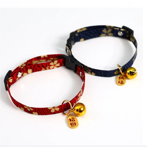 Колокольчик, милый чокер, регулируемый аксессуар, ожерелье, домашний питомец, кот, на удачу