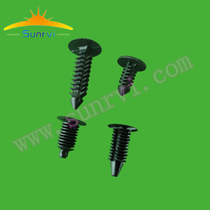 5MM ouverture fixe bande rivet en plastique rivet en caoutchouc en forme de barbe en caoutchouc 5 trous 5MM fixé