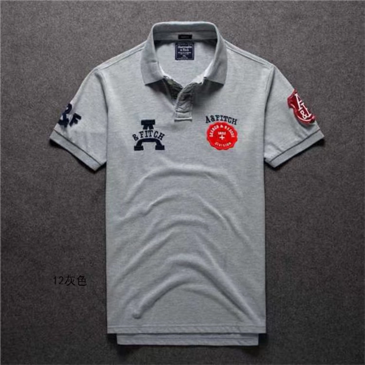 Mùa hè 2018 mới AF nam ve áo ngắn tay màu đơn giản POLO áo sơ mi af thời trang nam xu hướng nửa tay áo