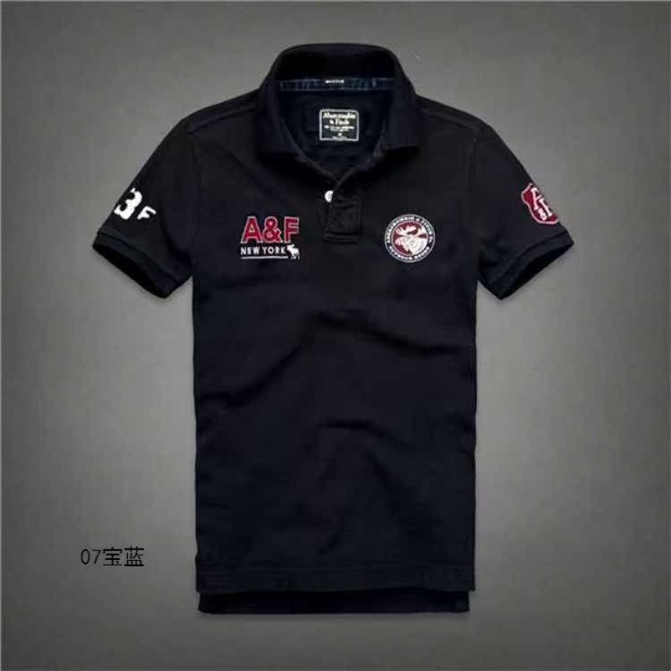 Mùa hè 2018 mới AF nam ve áo ngắn tay màu đơn giản POLO áo sơ mi af thời trang nam xu hướng nửa tay áo áo polo nam hàng hiệu