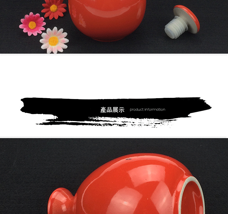 Bình rượu bằng gốm đựng bình đựng rượu vang trắng đựng bình 1 kg nửa chai 2 chai rượu vang đỏ đen - Rượu vang kệ rượu vang để bàn