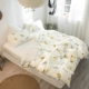 ins gió tấm đỏ ròng trên tâm trí đơn giản ký túc xá ba mảnh tấm được trang bị giường 4 gia đình bốn bông chăn bông cô gái của - Bộ đồ giường bốn mảnh