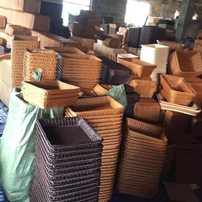 Supermarket orchard store snack business fruit plate, bread basket, rectangular display basket, fruit basket, pastry plate, storage basket