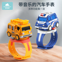 Shake Soundnet Red Children Watch Toy Small Car Baby Kindergarten Gift 3 Year Old 4 Toy Dolly Car