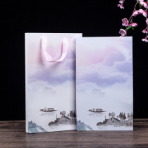 Gift box printing gift box ancient wind round fan Palace fan box fan box Chinese wind group fan tote bag