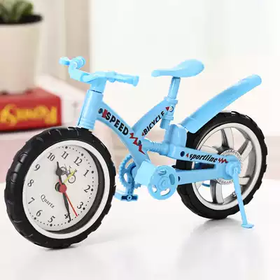 Student prizes Creative cute practical gifts Classmate gifts decoration decoration Mountain large bicycle alarm clock