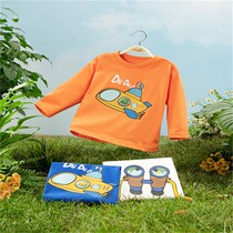 Domei Barabara baby boy T-shirt long sleeve cotton spring mid-child blouses undershirt 208122100102