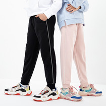Domei Barabara baby boy long pants spring cotton CUHK Girl girl casual sports pants 28083201104