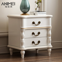Wei Mei American bedside table solid wood bedside table (need to be purchased with)