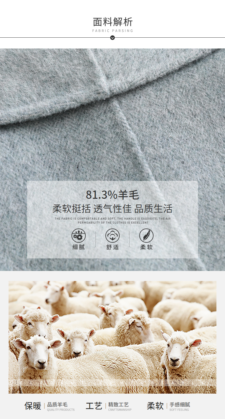Áo khoác len Hengyuan Xiang nữ phù hợp với cổ áo len cổ áo len 2018 mùa thu đông mới - Áo len lót đôi áo phao nữ dáng ngắn hàn quốc