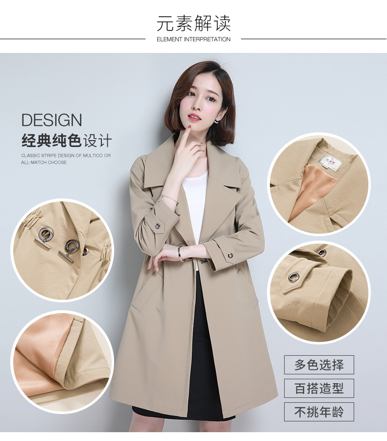 Trench pour femme en Nylon - Ref 3227369 Image 8