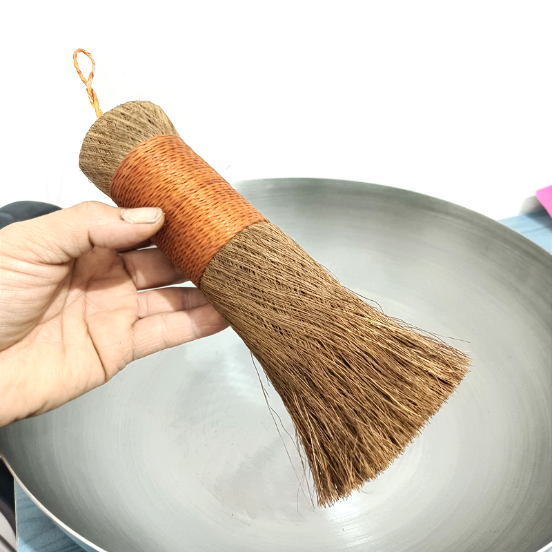 Natural coconut palm brush pot artifact does not hurt the pot cooking broom cleaning dishwashing brush large washing pot brush non-stick oil pan brush
