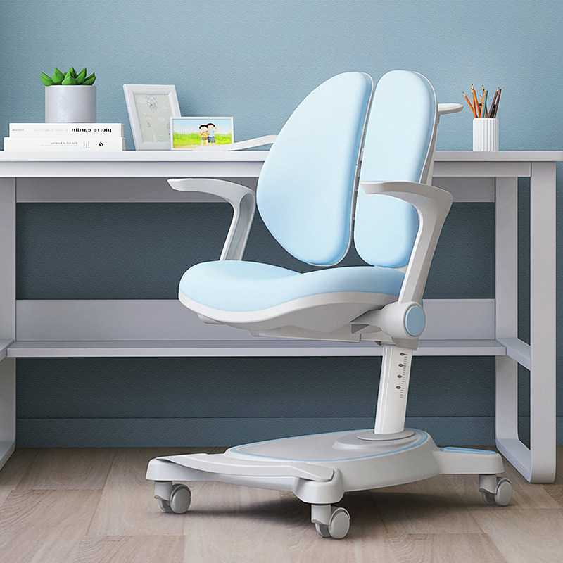 How many children's learning chairs can lift primary school students' backrest writing chair home seat pedal middle school desk stool
