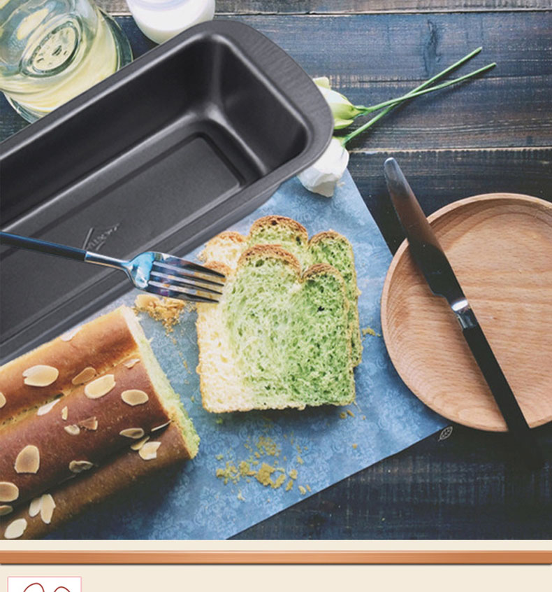 [Yêu toàn nhà] Bánh mì nướng khuôn Bánh mì nướng hình chữ nhật không dính khuôn bánh nướng khuôn kích thước 450 g - Tự làm khuôn nướng khuôn bánh căn