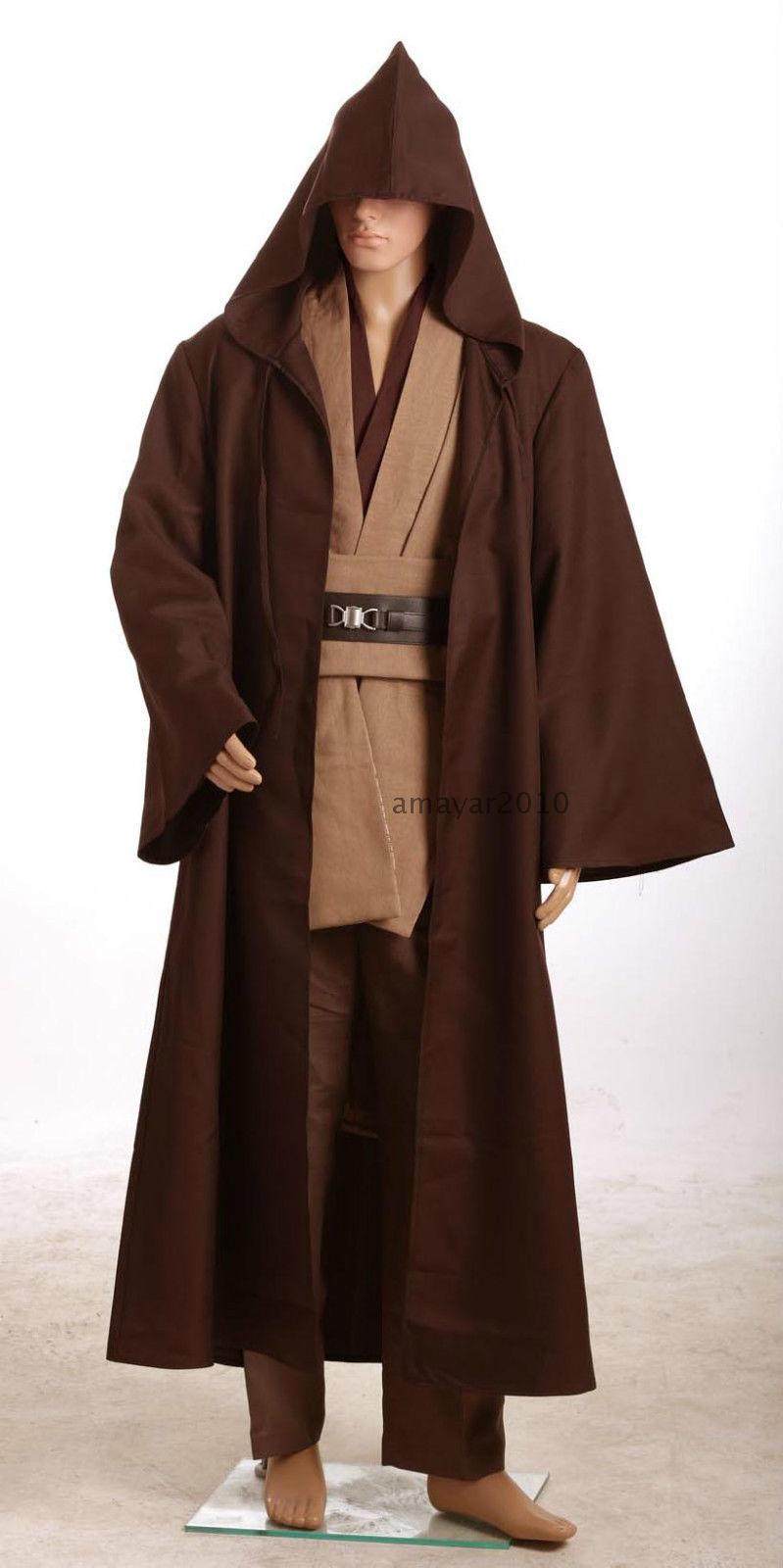 New 1pc STAR WARS JEDI/ SITH Hooded Cape Cloak Halloween Cosplay