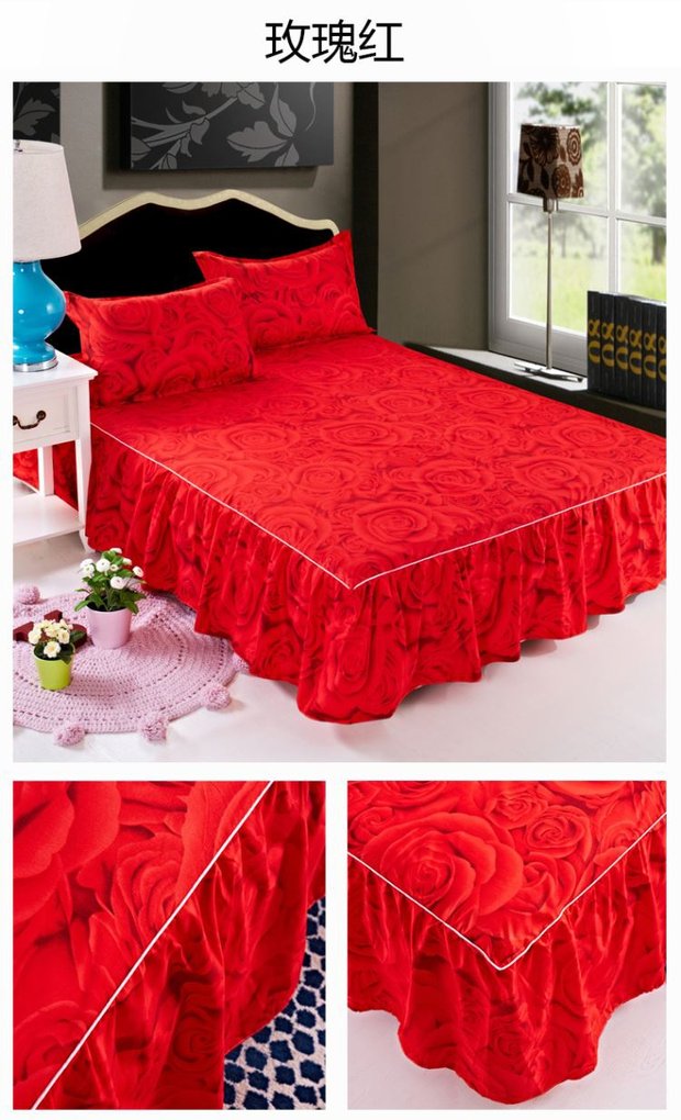 Jin Qi Simmons giường bedspread giường váy bìa cho một chiếc giường trong một mảnh chúa Hàn Quốc Li 1.8 / 1.5 / 1.2 m - Váy Petti 	chân váy giường