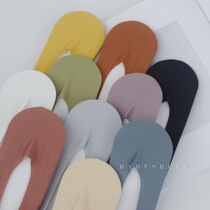 Arbitrary cut of the second skin boat Sox Summer thin ice silk Morandi pure color No-slip anti-slip shallow mouth no heel