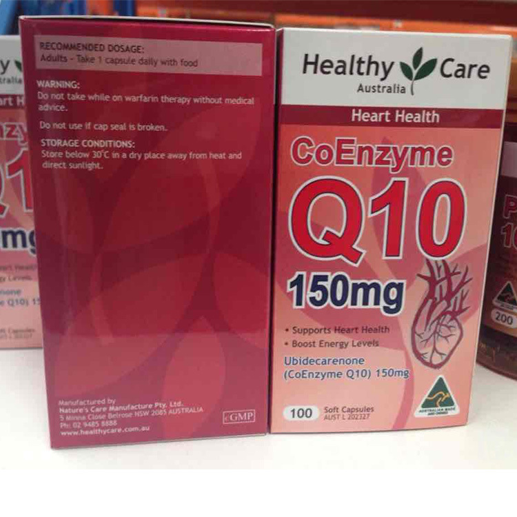 Sản phẩm chăm sóc sức khỏe tại chỗ tại Úc Q10 Coenzyme 150mg Capsule Heart Health - Thực phẩm dinh dưỡng trong nước viên sủi vitamin c