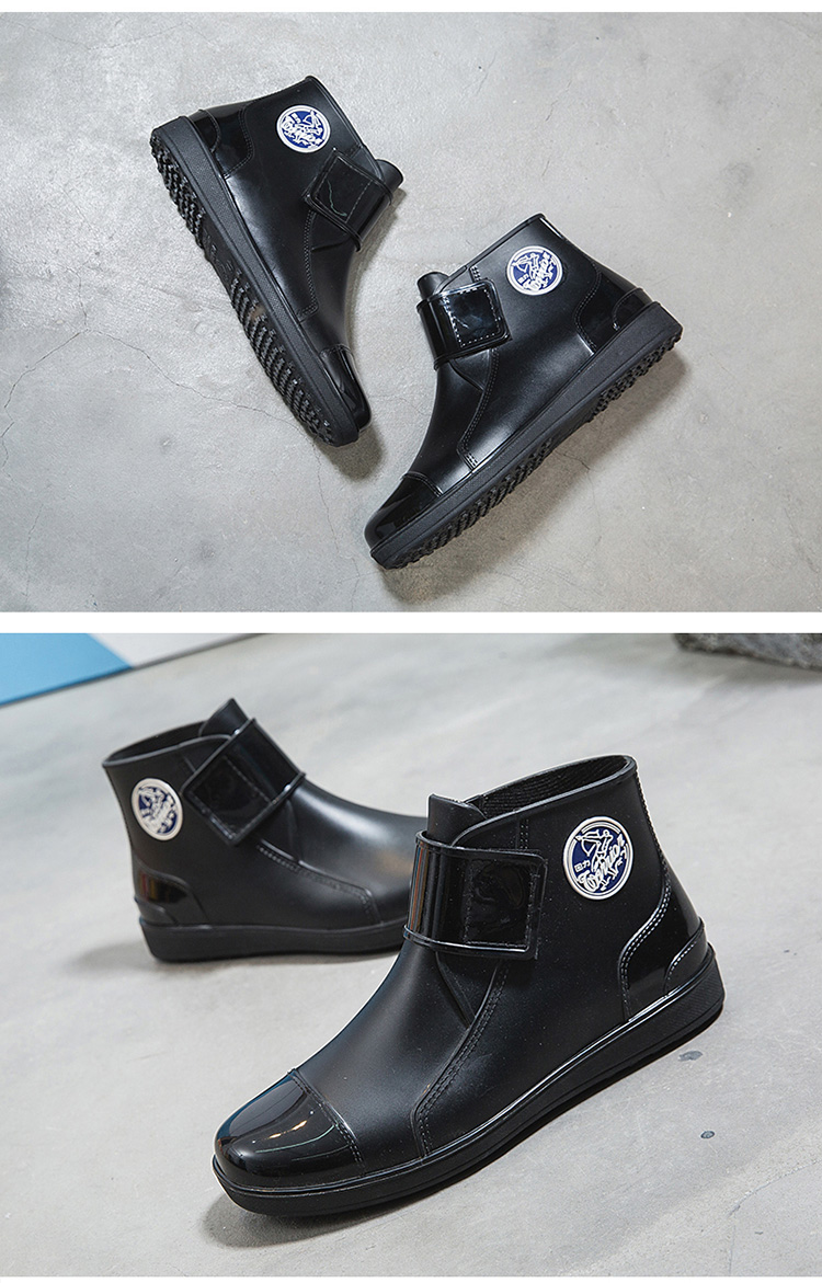 Giày cao gót chống mưa cho nam Giày cao cổ nam phiên bản mới của Hàn Quốc - Rainshoes giày bảo hộ siêu nhẹ chống nước