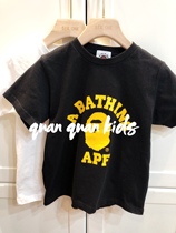 Childrens day version short sleeve T-shirt 21 new color printed baby half sleeve spring summer suction sweatshirt bottom-shirt