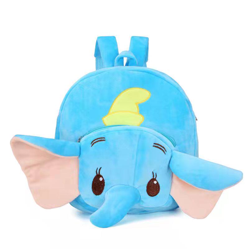 2022 Children's Small Backpack Boys and Girls Cute Rabbit Plush Backpack 1-3 Years Old Baby Cartoon Backpack Toddler