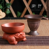 Фильтр чай с пурпурным песком утечка чая из нержавеющей стали кунг -фу чай набор керамический фильтр чай утечка