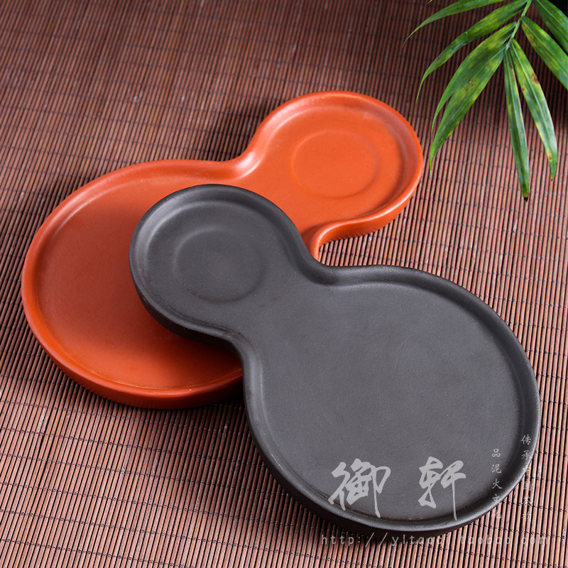 Purple Sand Pot Pad Tray Single Layer Purple Sand Base Gourd Nursery U Mud Small Tea Tray Kung Fu Soup Tea Tea Teapot Mat