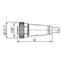 7000-50021-9650200 MURR7 8quot straight header ndrash 7 8quot mother straight head