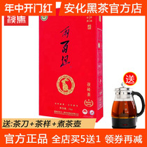 Thé noir Hunan Anhua Gaoma Erxi Jinhua Fu Brick Tea Authentique Deux Cent Dan Fu Brick 1kg 2023 nouveau produit