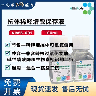 Affinibody抗体稀释增敏保存液适用wb一抗二抗的稀释配制AIWB-009
