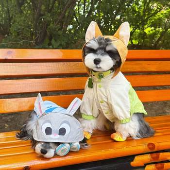 Dog clothes waterproof jacket schnauzer bichon teddy shiba inu west highland pet clothing raincoat
