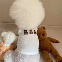 Три медведя подтяжки белые