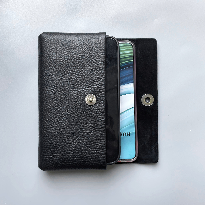 Jiuhuacai Genuine Leather Suitable for 0.1kg Phones, Dual Phone Case, Full Leather Two-In-One Case, 17Promax Protective Case, Horizontal Style, Double-Layer Storage, Simple Wallet Style, Mate80Pro/Rs for Men Jiuhuacai Genuine Leather Suitable for 0.1kg Phones, Dual Phone Case, Full Leather Two-In-One Case, 17Promax Protective Case, Horizontal Style, Double-Layer Storage, Simple Wallet Style, Mate80Pro/Rs for Men